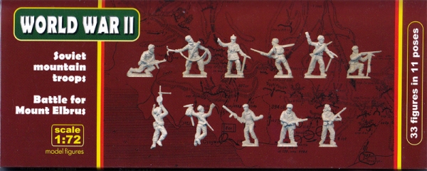 Sowjetische Gebirgstruppen, Berg Elbrus, 2. Weltkrieg, 1:72