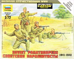 Russische Fallschirmjäger, 2. Weltkrieg, 1:72