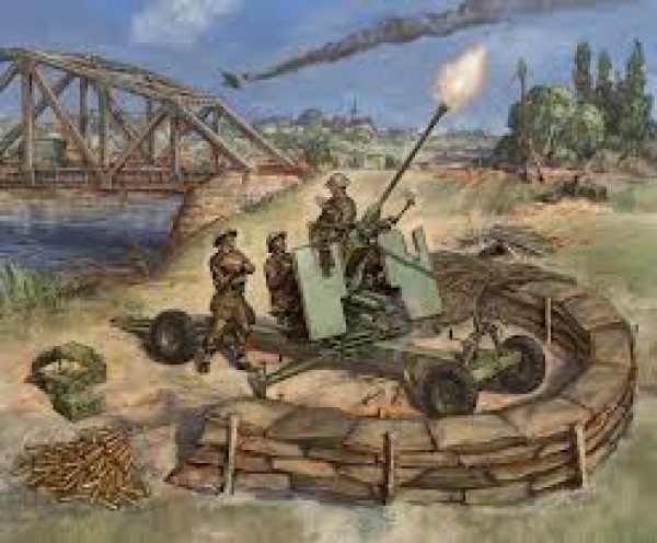 Britische Bofors 40mm Mk.2 FLAK, 1:72