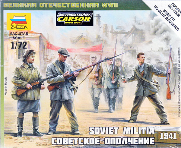 Russische Miliz '41, 1:72