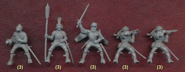 Französische Ritter 15. Jh., 1:72