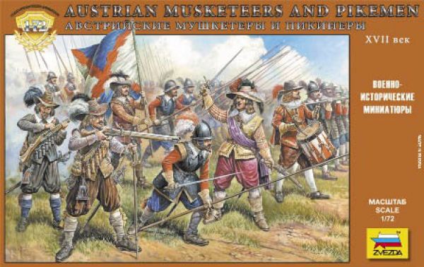Imperial Musketeers and Pikemen 17.Century 1:72