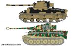 "Classic Conflict Tiger 1 vs Sherman Firefly", 1:72