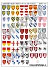 Shields Italian Knights 12th - 14th cent. 01