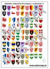 Shields Battle of Worringen, Brabant 01