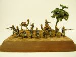 British Camel Corps, 1:72 (white metal)