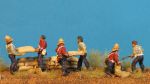 British Infantry - building barricade, Rorke's Drift, Zulu War, 1:72
