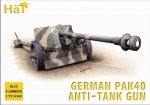 German Pak40 75mm anti-tank gun, 1:72