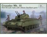 Crusader Anti Aircraft Tank Mk.III Cruiser Tank, 1:72