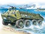 BTR-60 P gepanzerter Truppentransporter, 1:72