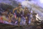 Japanische IJA infantry, angreifend, 2. Weltkrieg, 1:72