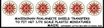 Macedonian Phalanx (48 Shield Decals)