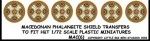 Macedonian Phalanx (48 Shield Decals)