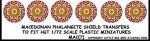 Macedonian Phalanx (48 Shield Decals)