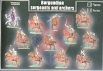 Burgundische Sergeanten und Bogenschützen, 1:72