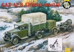 LKW GAZ-42 mit 120mm Mörser, 1:72