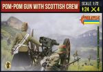 Pom Pom Gun with Scottish Crew, Boer War 1899-1902 1:72