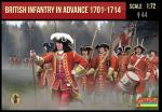 Englische Infanterie, Spanischer Erbfolgekrieg 1701-1714, vorgehend, 1:72