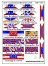 Amerikanischer Bürgerkrieg / ACW 09, Konföderierte / Südstaaten Kavallerie, Fahnen 1:72
