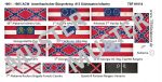 Amerikanischer Bürgerkrieg / ACW 15, Konföderierte / Südstaaten Infanterie, Fahnen 1:72