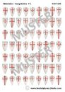 Order Knights & Knights Templar 01, Shields,1:72