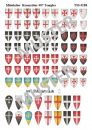 Crusader Knights 07, Shields , 1:72