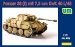 Panzer 38(t) mit 7,5cm KwK 40L/48, 1:72
